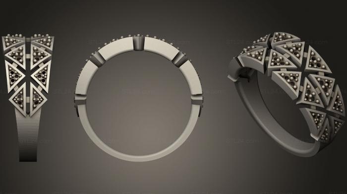 Ювелирные перстни и кольца (Кольцо 227, JVLRP_0709) 3D модель для ЧПУ станка